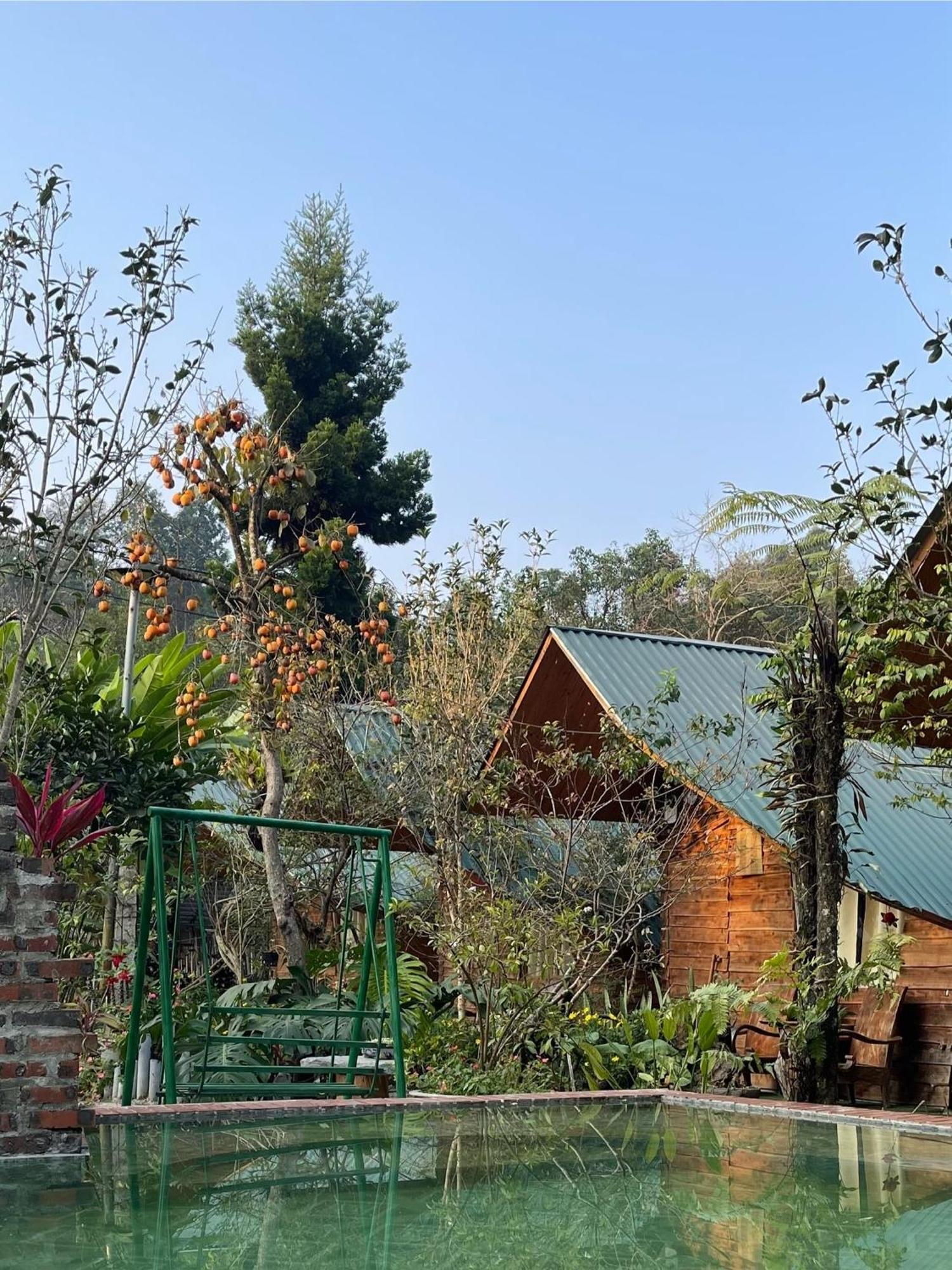 Nobita Homestay Bac Ha Exterior foto