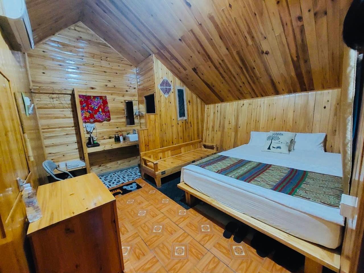 Nobita Homestay Bac Ha Exterior foto